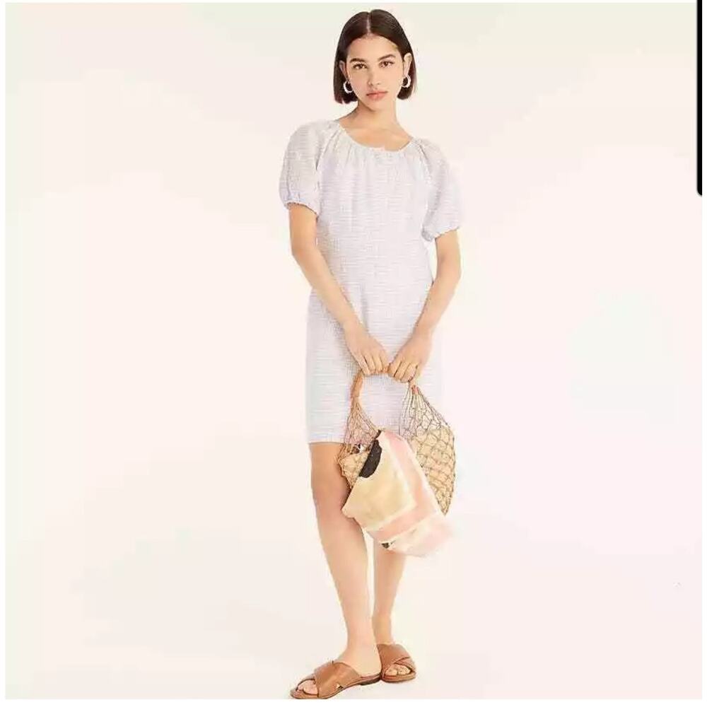 J. Crew White Midi Dress